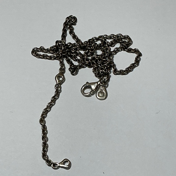 PANDORA Heavier Sterling Silver Necklace. 16 or 18 inches long - Picture 3 of 7